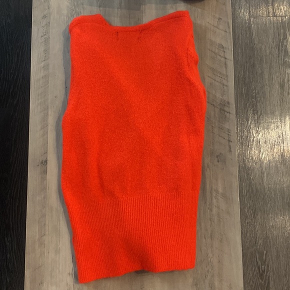 Something Navy Deep V Sweater NWT Medium - Picture 7 of 8